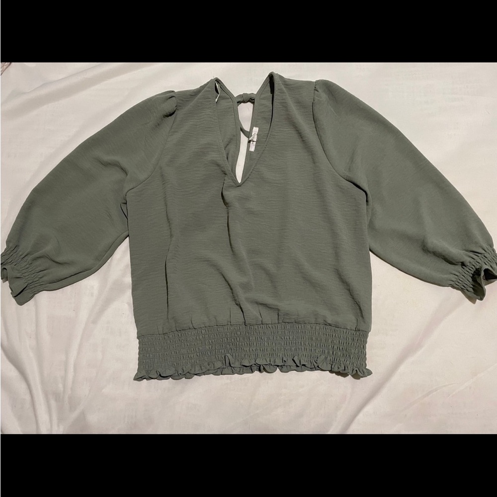 Maurices Sage Green Blouse